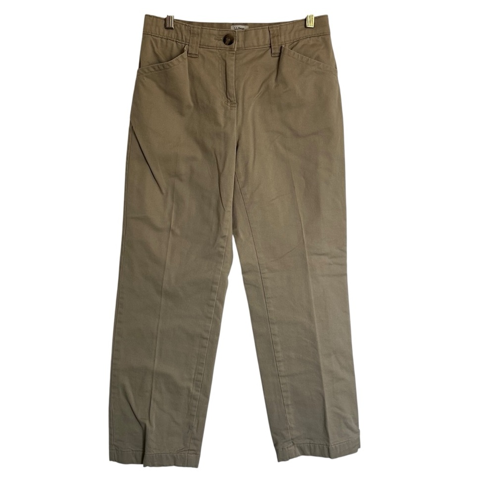 LL Bean Classic Fit Flannel Lined Pants Womens size 6P